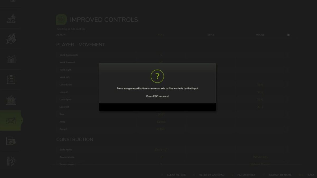 Improved Controls Menu v 1.0.0.1