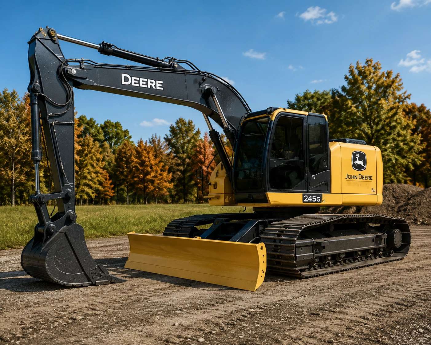 John Deere 245P Excavators Pack v 1.0
