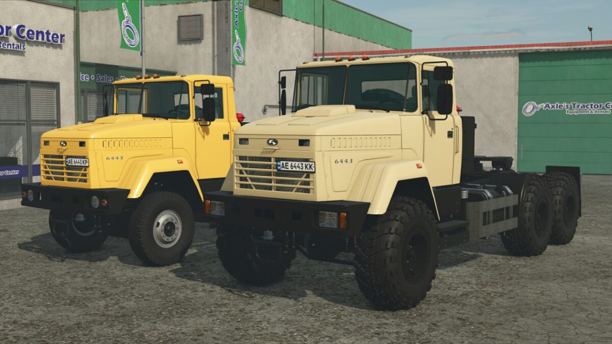 Kraz 6443 & Trailers v 1.0.2.0
