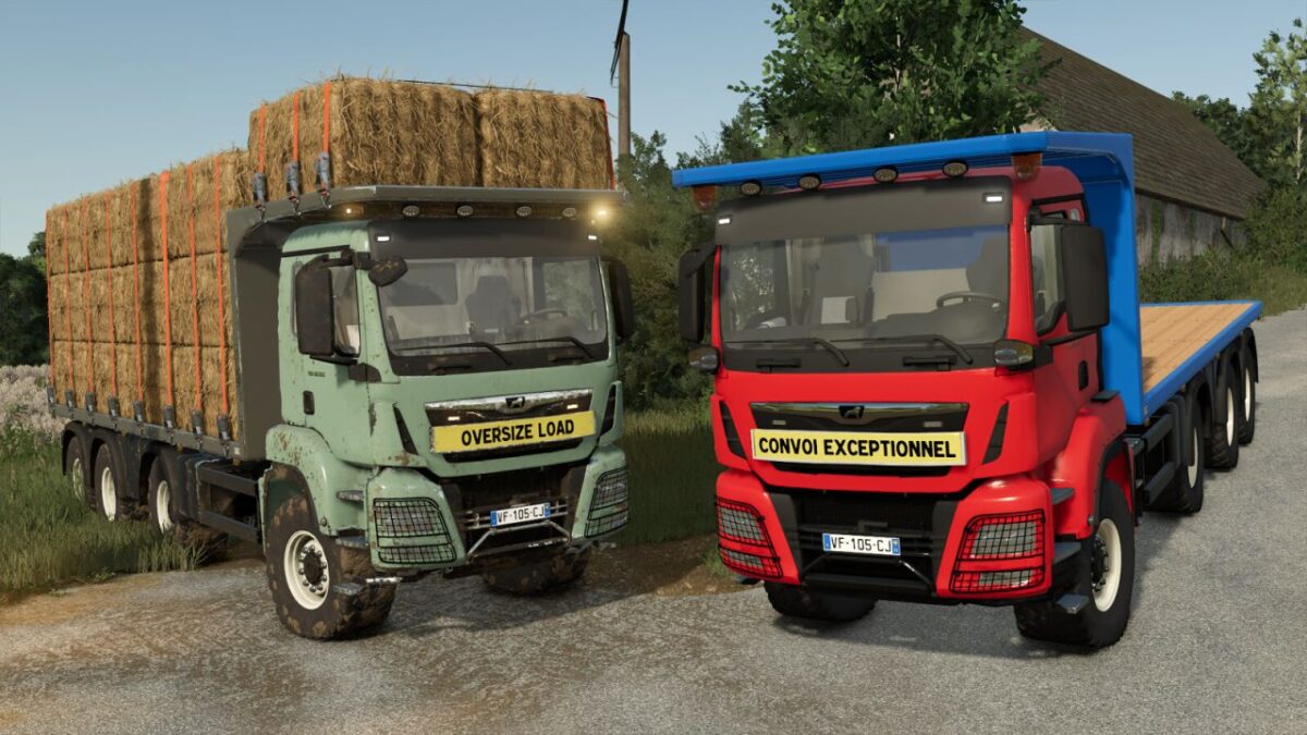 MAN TGS 18.500 Flatbed Truck v 1.0