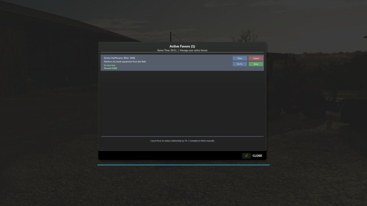 NPC Favor Living Neighborhood Mod v 1.2.7.0