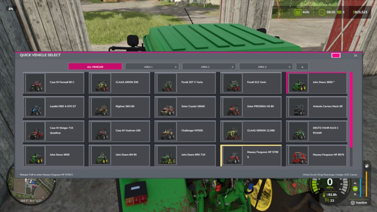 Quick Vehicle Select v 1.0.1.0