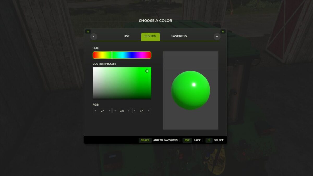 Quick Vehicle Select v 1.0.1.0
