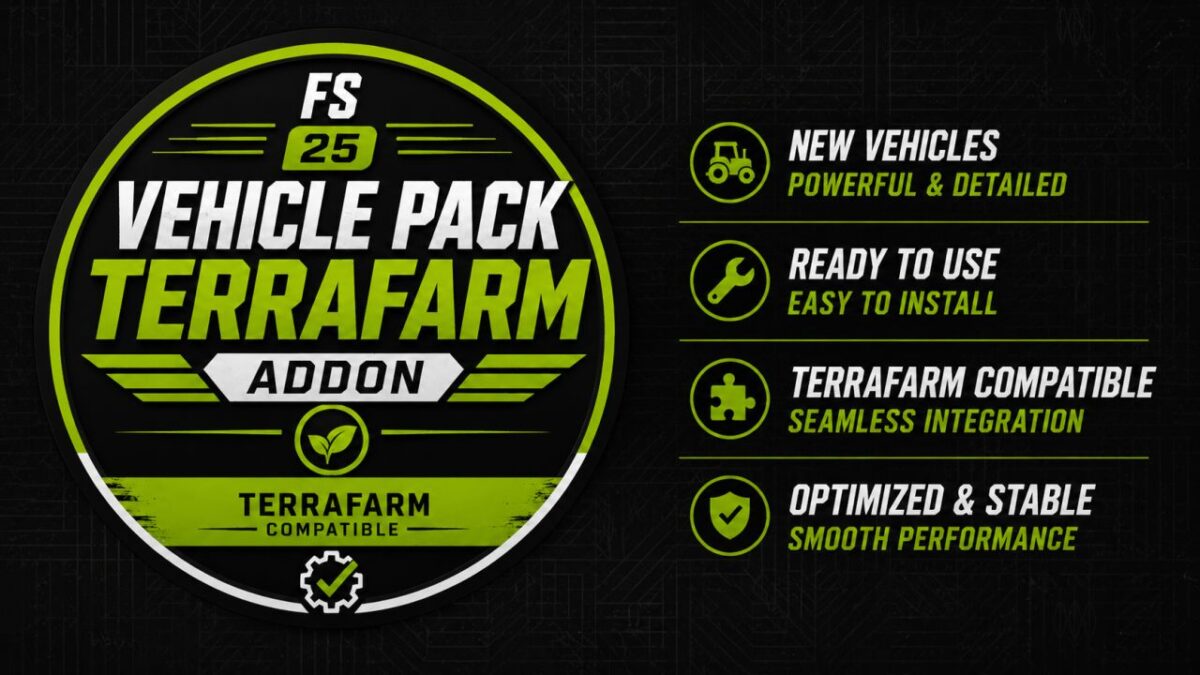 Vehicle Pack – TerraFarm Addon v 1.0