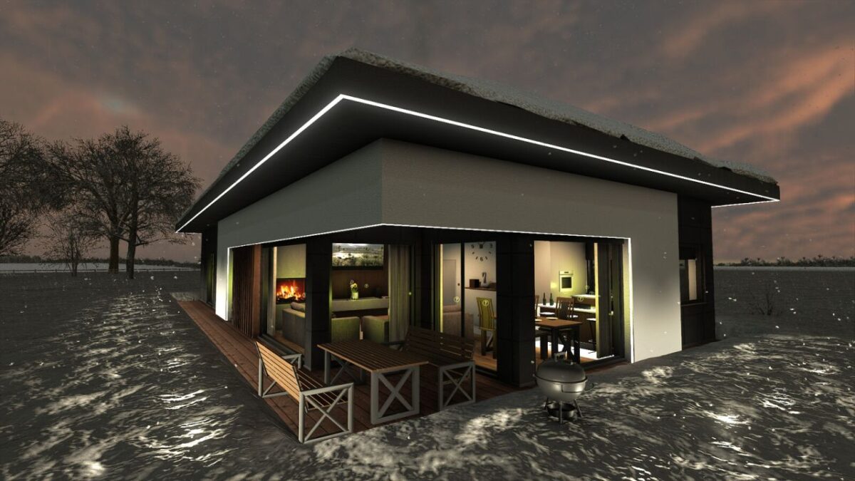 Modern House with Garage v 1.0 thumbnail 3