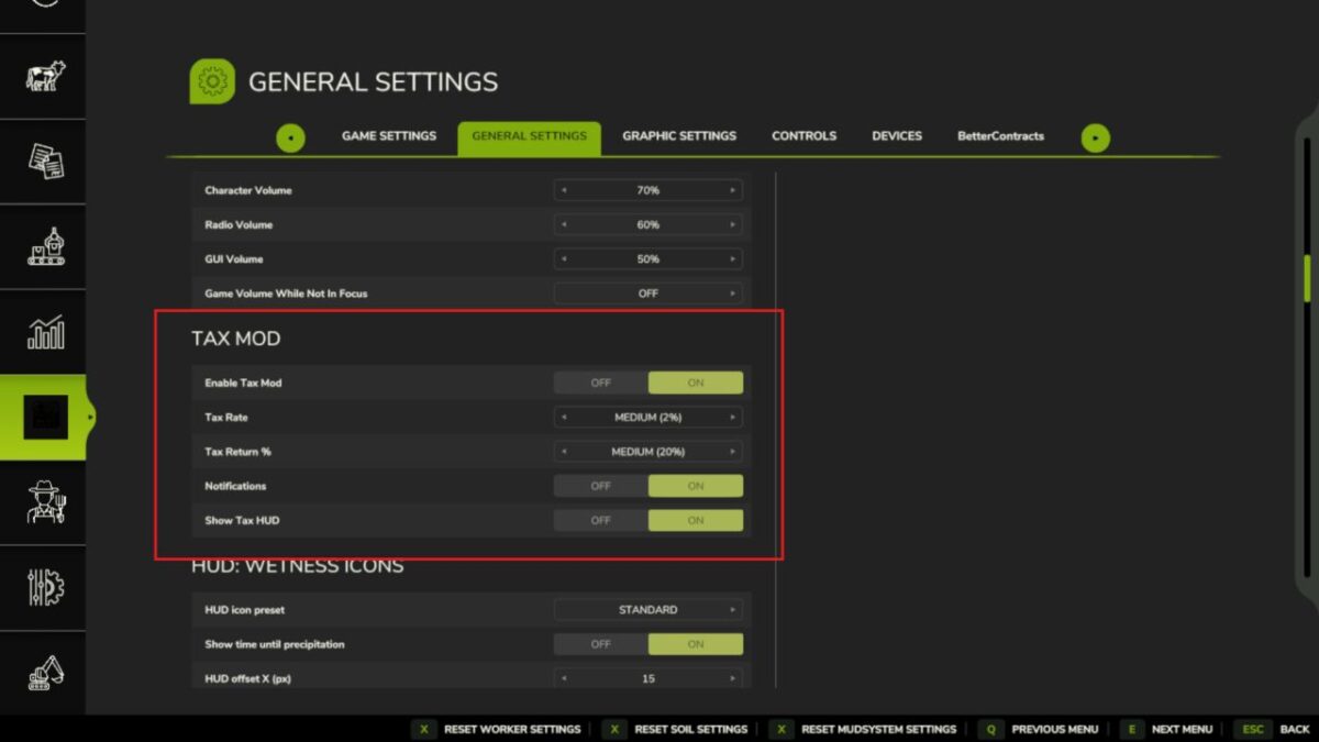 Tax Mod v 1.1.6.0