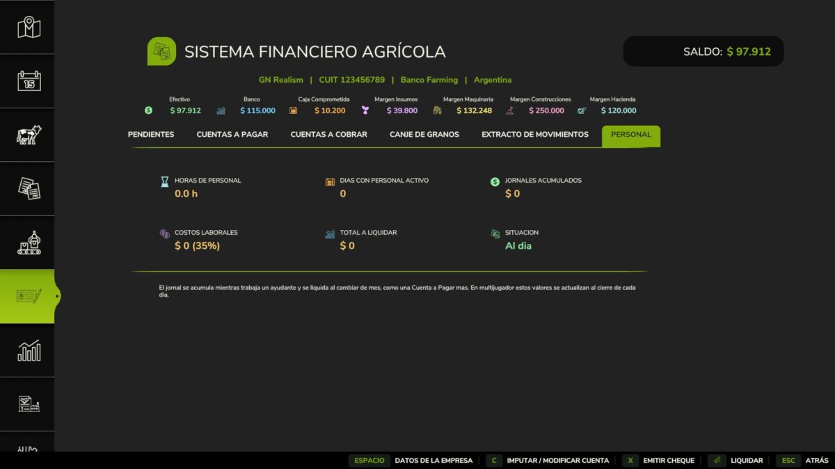 Agricultural Financial System v 1.2