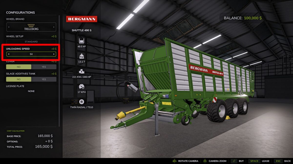 Adjustable Unloading Speed v 1.1 thumbnail 3