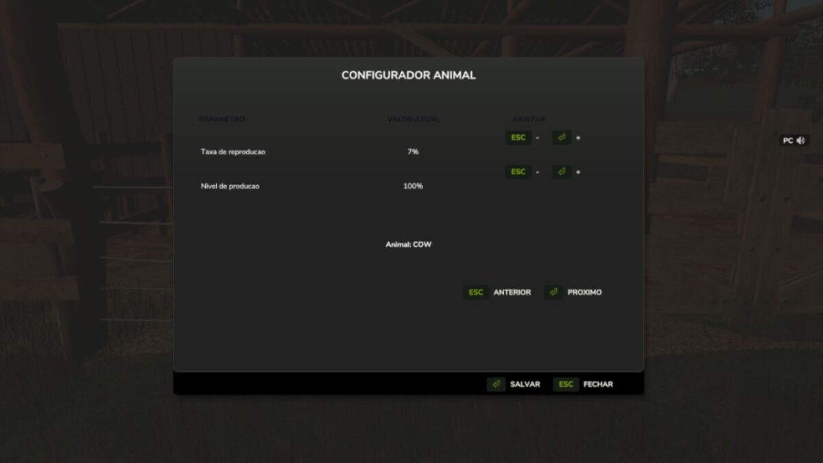 Configurable Animal Reproduction v 1.0
