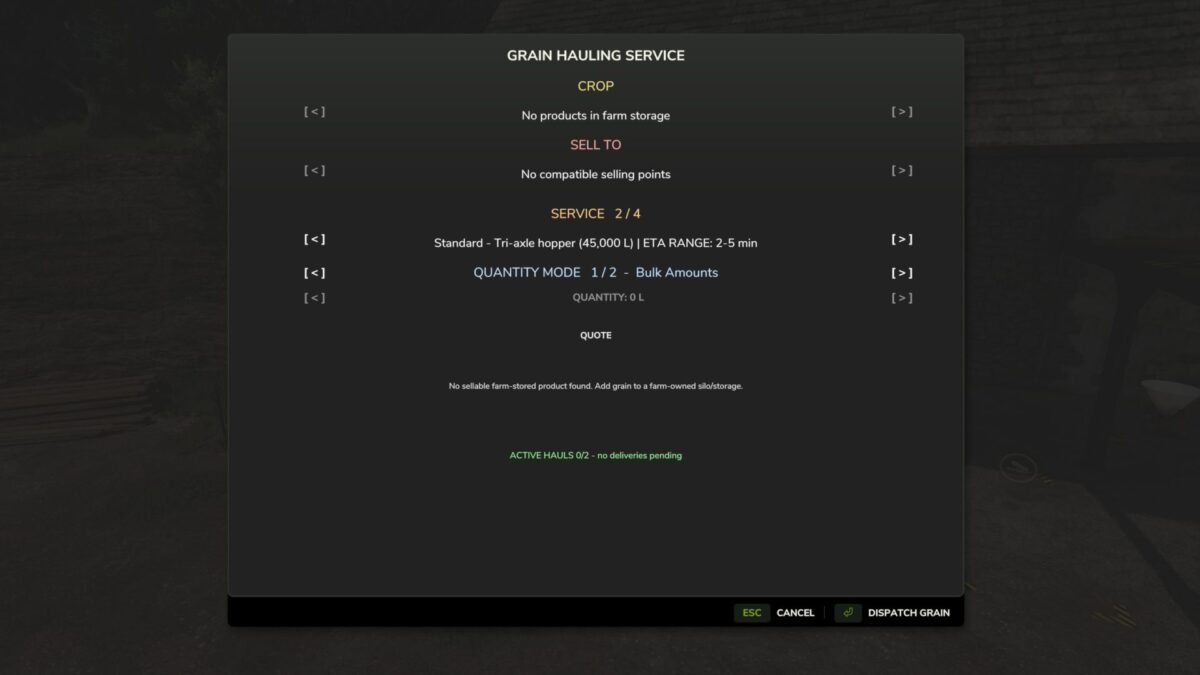 Grain Hauling Service v 0.4.8.9 thumbnail 2