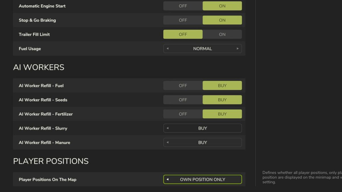 Hide Player Positions v 1.0