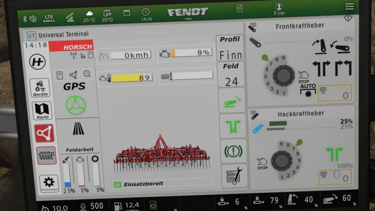 Horsch Grubber IsoBus Screen (Prefab) v 1.0.0.1