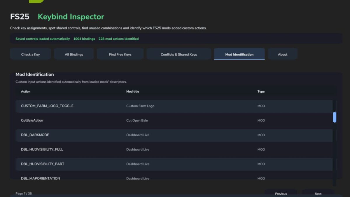 Keybind Inspector v 1.0 thumbnail 2