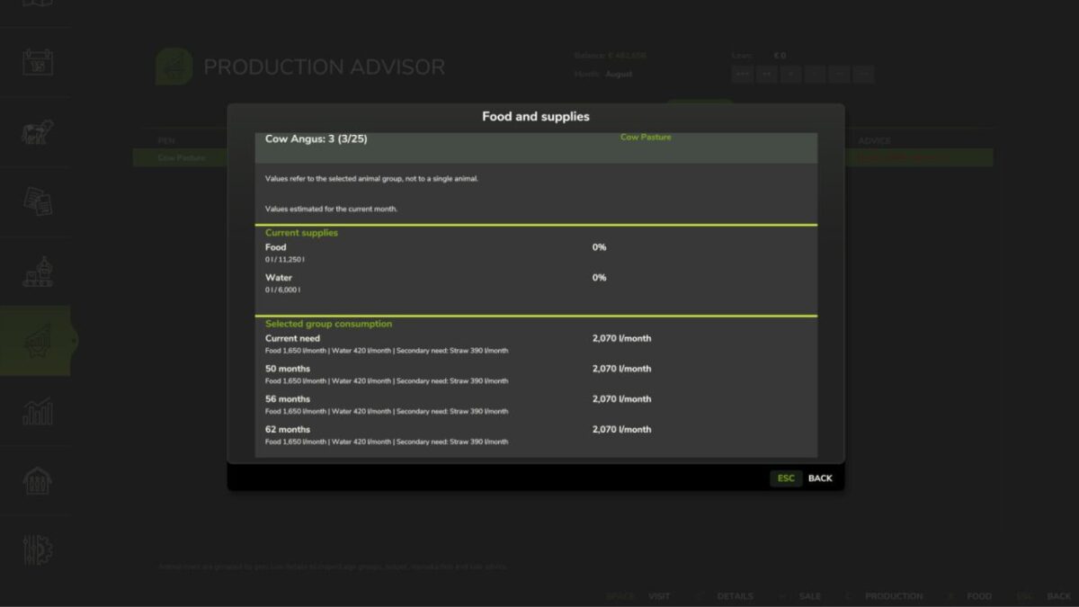 Production Advisor v 1.0.0.1