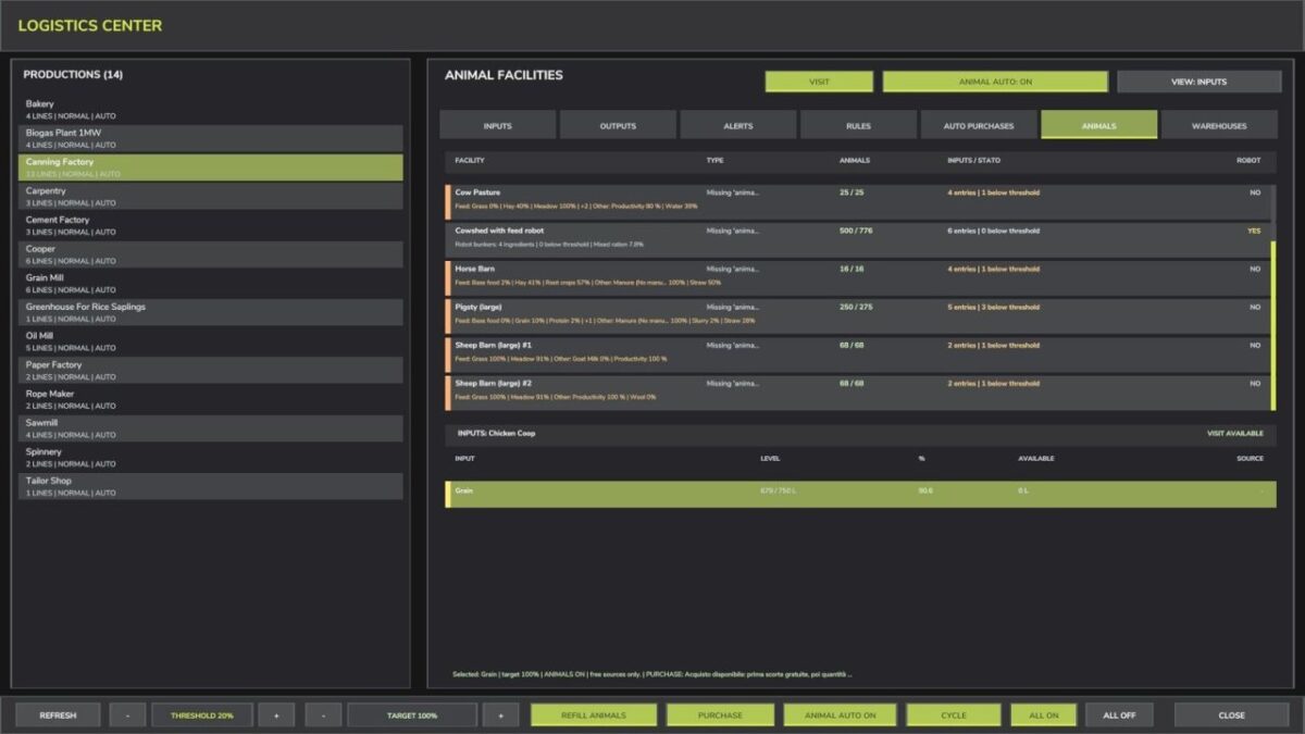 Production Supply Manager v 1.0