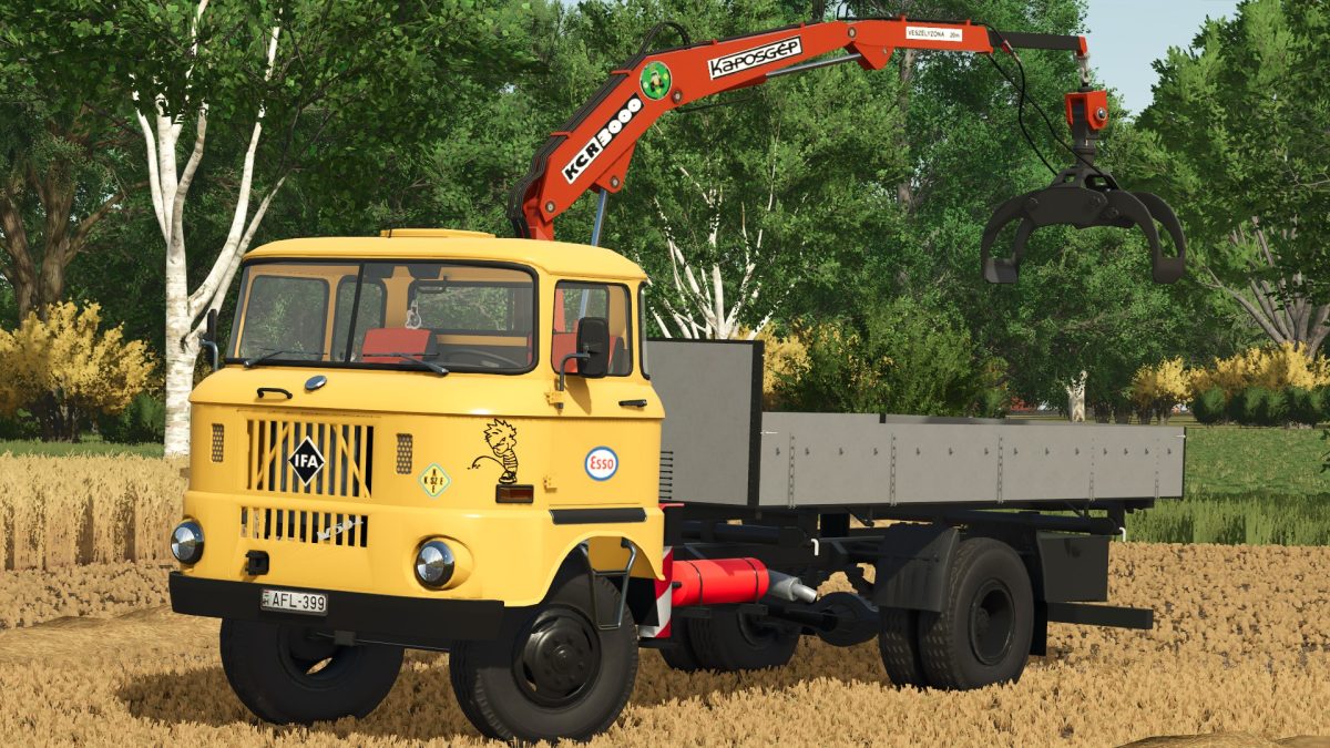 IFA W50 Loader Truck with Crane v 1.0.0.5