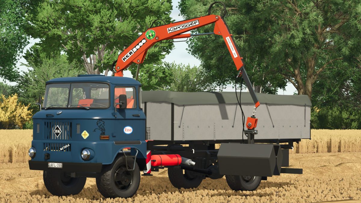IFA W50 Loader Truck with Crane v 1.0.0.5