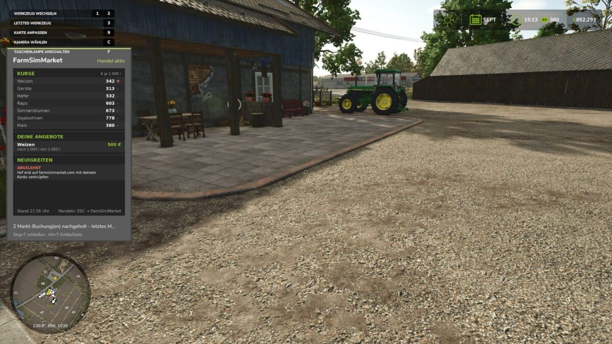 FarmSimMarket – Player Market & Rankings v 0.27