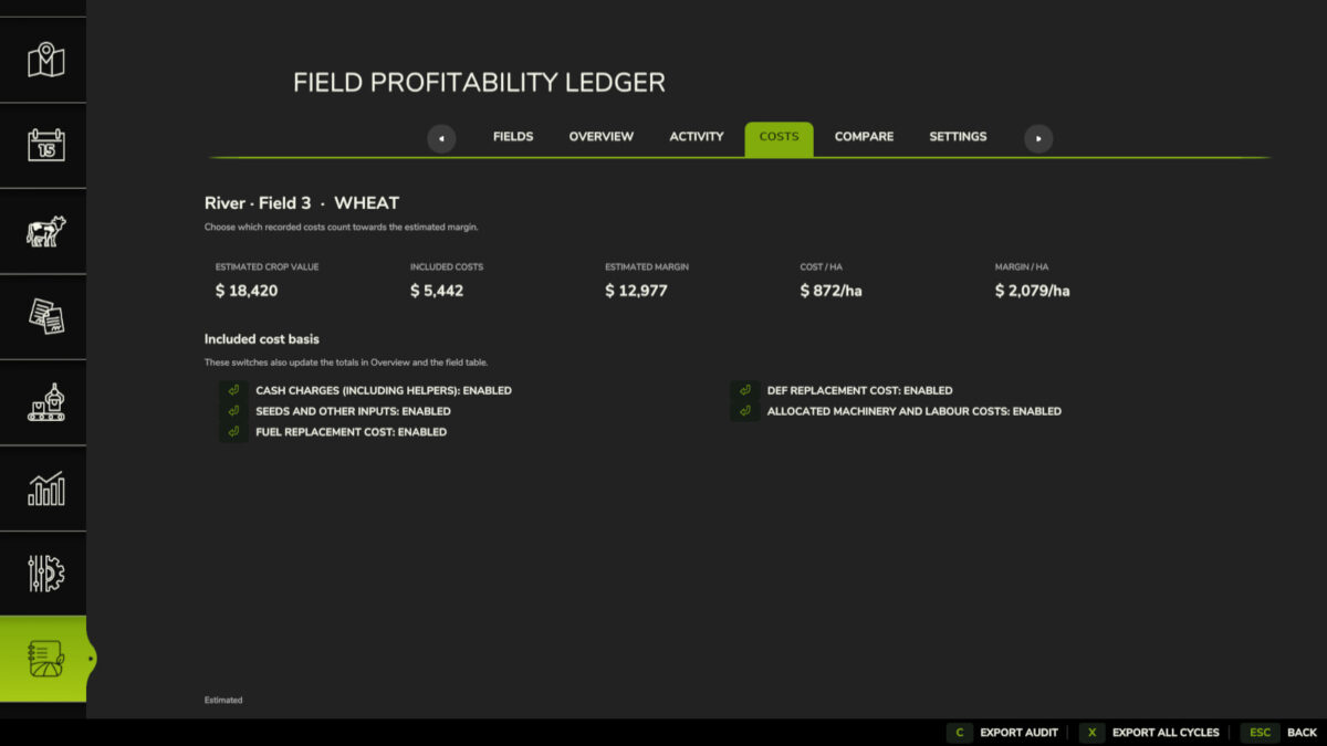 Field Profitability Ledger v1.0.1.0