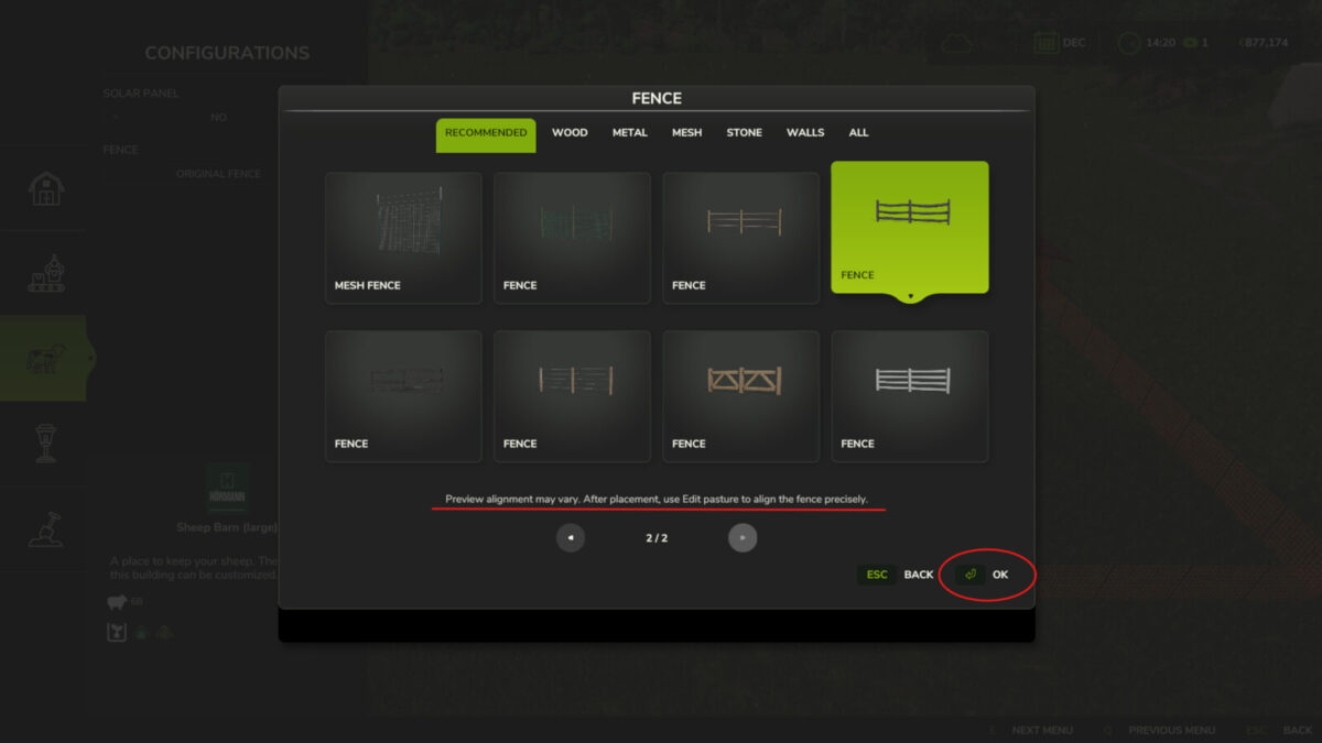 Husbandry Fence Manager v1.0.1.0