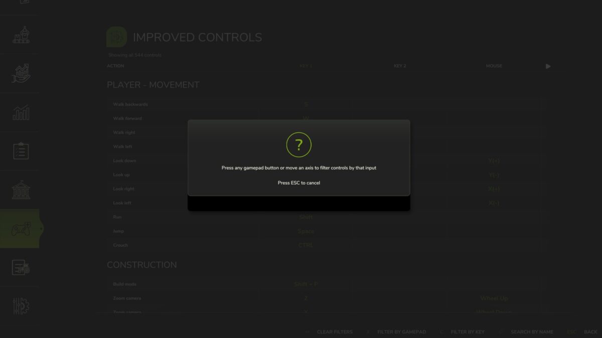 Improved Controls Menu v1.0.0.2