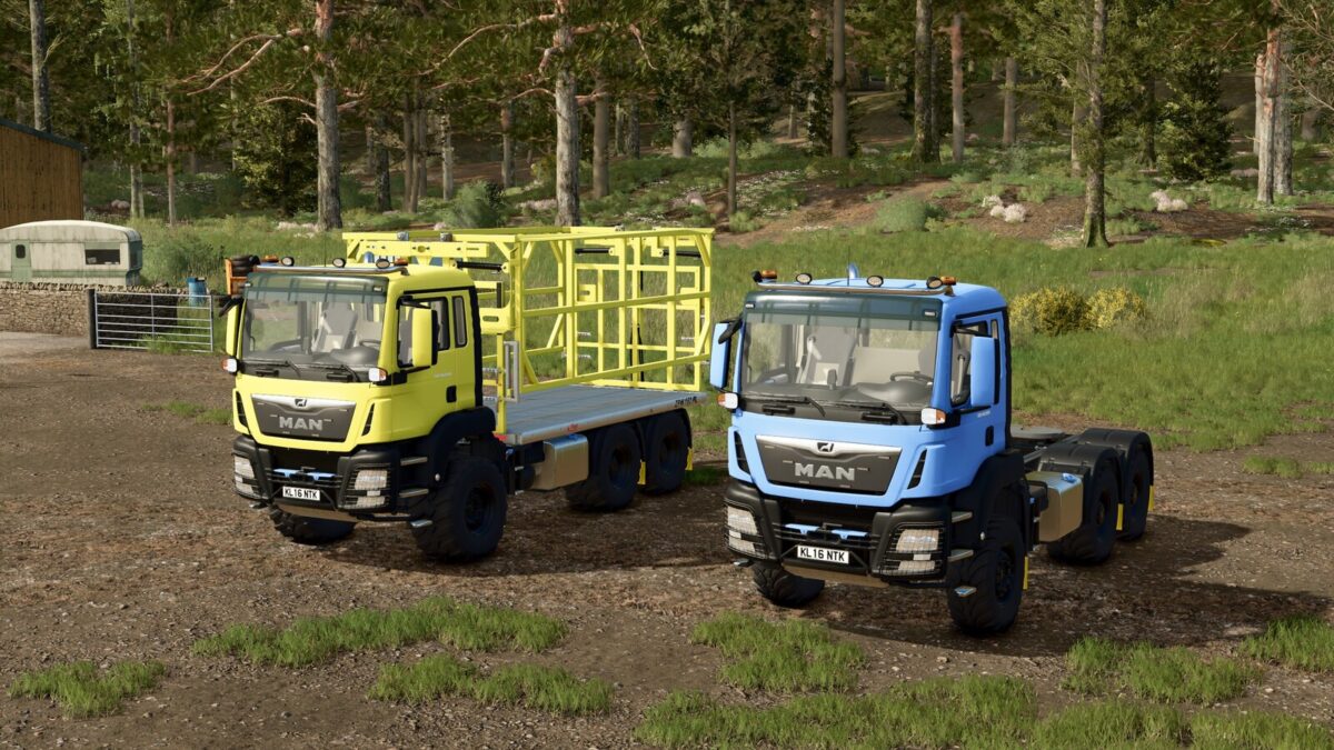 MAN TGS Fliegl Bale Platform v1.0.0.2