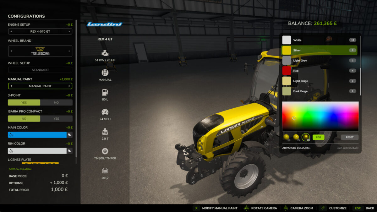 Manual Paint - Per-Material Vehicle Colours v1.0.0.1