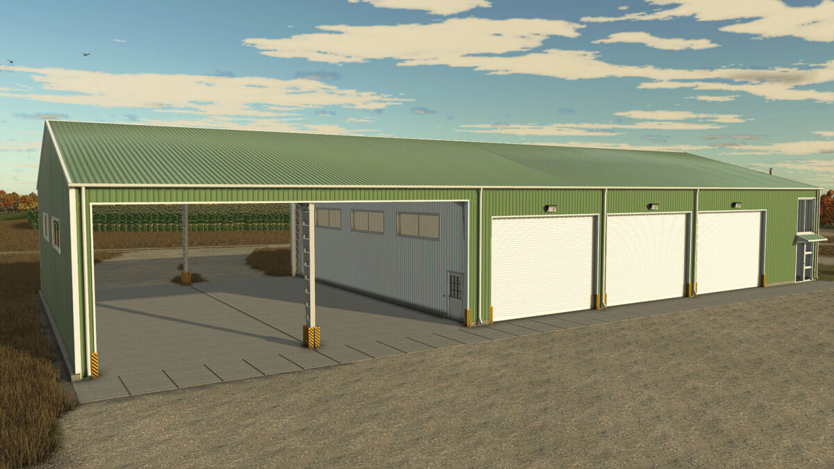 Metal Hall With Workshop v1.0.0.1