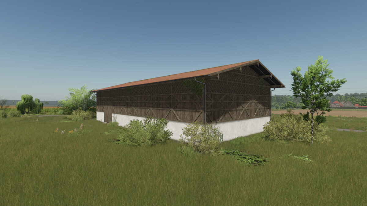 Old Wooden Bavarian Hall With Hayloft v1.0.0.0