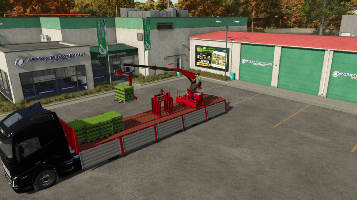 Platform Trailer With Crane v1.0.0.1