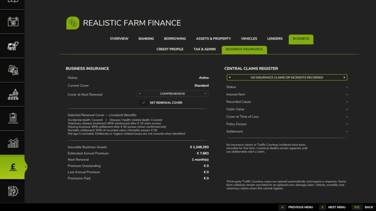 Realistic Farm Finance v 1.1.3.9