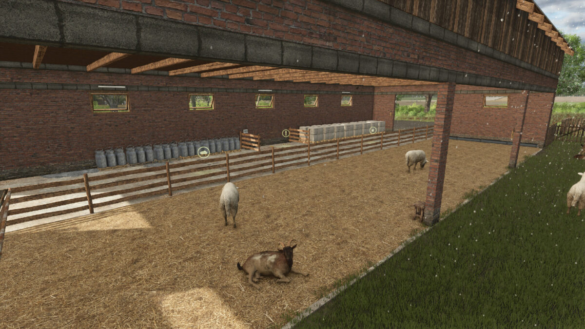 Sheep Goat Barn With Bale Storage v1.0.0.0