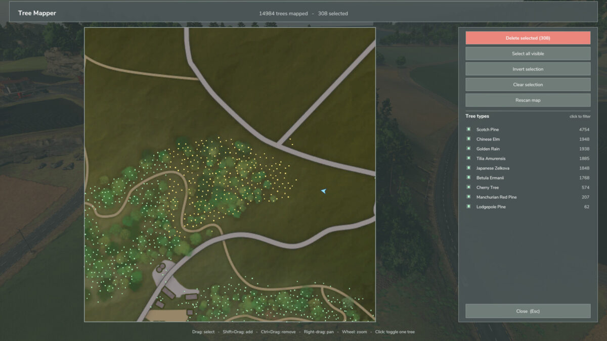 Tree Mapper v1.0.0.0